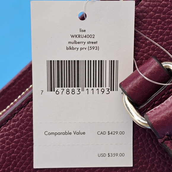 Kate Spade "mulberry street lise" satchel - Picture 8 of 8